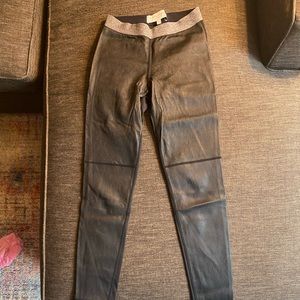 Derek Lam/Athleta Real Leather Front legging